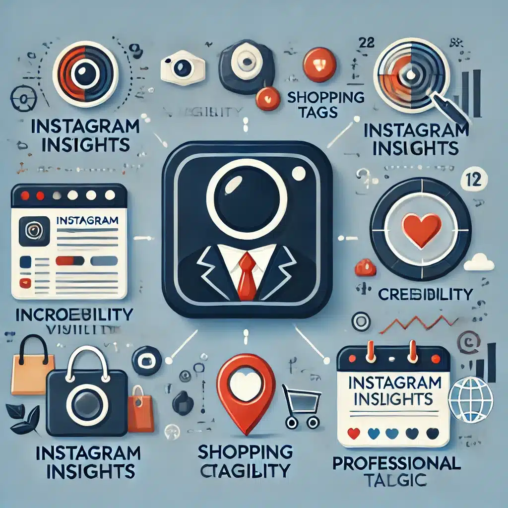 Graphique sur idées pour Instagram professionnel.